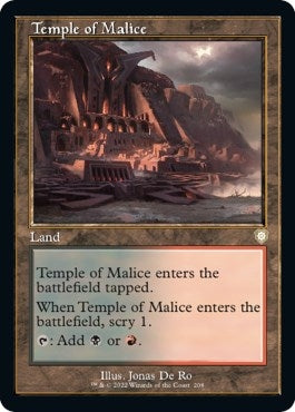 Image for Temple of Malice (Retro Frame) (208) (Commander: The Brothers' War) - Magic: The Gathering