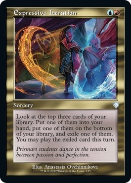 Image for Expressive Iteration (Retro Frame) (125) (Commander: The Brothers' War) - Magic: The Gathering