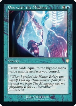 Image for One with the Machine (Retro Frame) (90) (Commander: The Brothers' War) - Magic: The Gathering