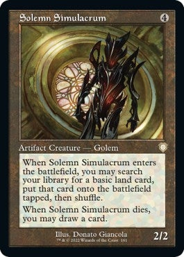 Image for Solemn Simulacrum (Retro Frame) (161) (Commander: The Brothers' War) - Magic: The Gathering