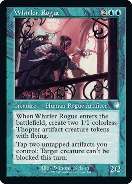 Image for Whirler Rogue (Retro Frame) (101) (Commander: The Brothers' War) - Magic: The Gathering