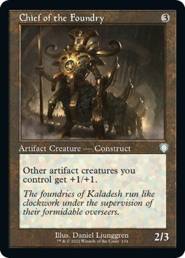 Image for Chief of the Foundry (Retro Frame) (134) (Commander: The Brothers' War) - Magic: The Gathering