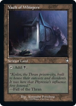 Image for Vault of Whispers (Retro Frame) (211) (Commander: The Brothers' War) - Magic: The Gathering