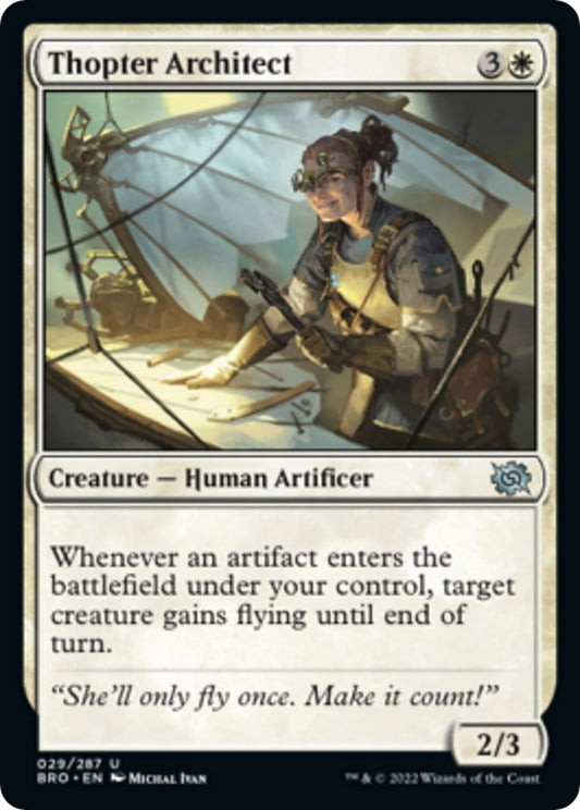 Image for Thopter Architect (29) (The Brothers' War) - Magic: The Gathering