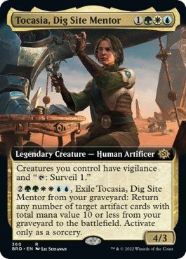 Image for Tocasia, Dig Site Mentor (Extended Art) (360) (The Brothers' War) - Magic: The Gathering