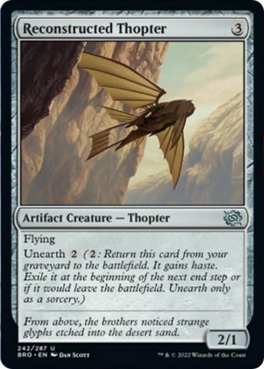 Image for Reconstructed Thopter (242) (The Brothers' War) - Magic: The Gathering