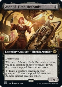 Image for Ashnod, Flesh Mechanist (Extended Art) (323) (The Brothers' War) - Magic: The Gathering