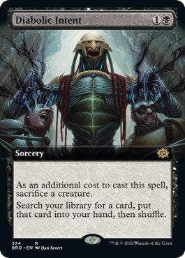 Image for Diabolic Intent (Extended Art) (324) (The Brothers' War) - Magic: The Gathering