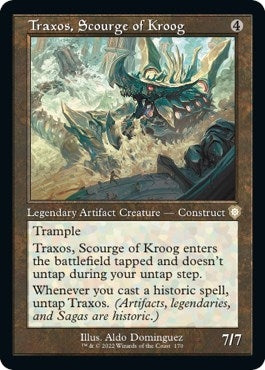 Image for Traxos, Scourge of Kroog (Retro Frame) (170) (Commander: The Brothers' War) - Magic: The Gathering