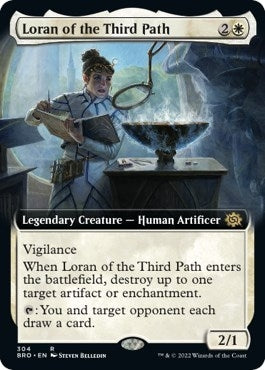 Image for Loran of the Third Path (Extended Art) (304) (The Brothers' War) - Magic: The Gathering