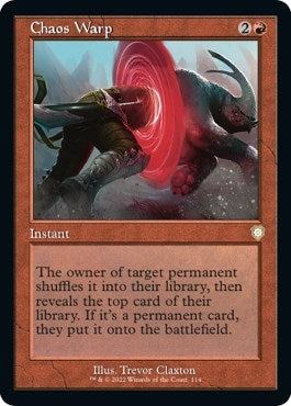 Image for Chaos Warp (Retro Frame) (114) (Commander: The Brothers' War) - Magic: The Gathering