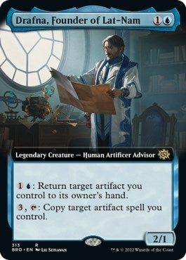 Image for Drafna, Founder of Lat-Nam (Extended Art) (313) (The Brothers' War) - Magic: The Gathering