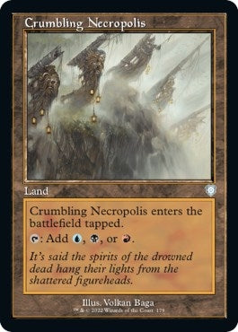 Image for Crumbling Necropolis (Retro Frame) (179) (Commander: The Brothers' War) - Magic: The Gathering