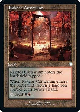 Image for Rakdos Carnarium (Retro Frame) (194) (Commander: The Brothers' War) - Magic: The Gathering