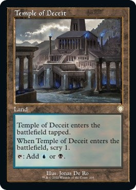 Image for Temple of Deceit (Retro Frame) (205) (Commander: The Brothers' War) - Magic: The Gathering