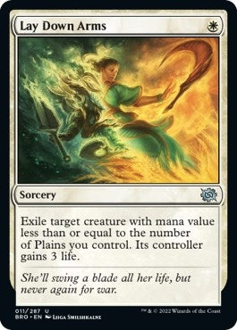 Image for Lay Down Arms (11) (The Brothers' War) - Magic: The Gathering