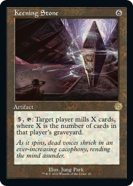 Image for Keening Stone (26) (The Brothers' War: Retro Frame Artifacts) - Magic: The Gathering
