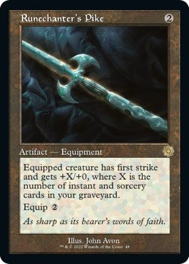 Image for Runechanter's Pike (48) (The Brothers' War: Retro Frame Artifacts) - Magic: The Gathering