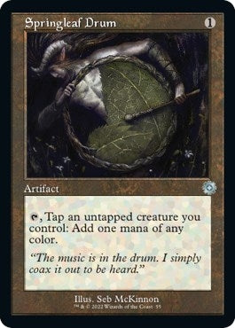 Image for Springleaf Drum (55) (The Brothers' War: Retro Frame Artifacts) - Magic: The Gathering