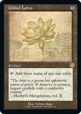 Image for Gilded Lotus (Schematic) (80) (The Brothers' War: Retro Frame Artifacts) - Magic: The Gathering
