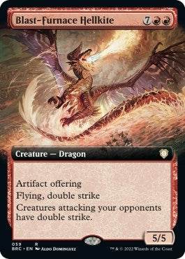 Image for Blast-Furnace Hellkite (Extended Art) (59) (Commander: The Brothers' War) - Magic: The Gathering