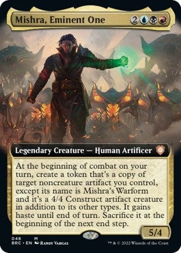 Image for Mishra, Eminent One (Extended Art) (48) (Commander: The Brothers' War) - Magic: The Gathering