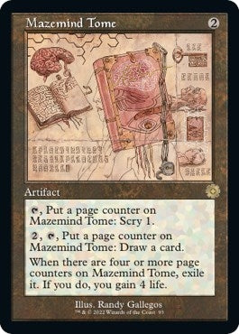 Image for Mazemind Tome (Schematic) (93) (The Brothers' War: Retro Frame Artifacts) - Magic: The Gathering