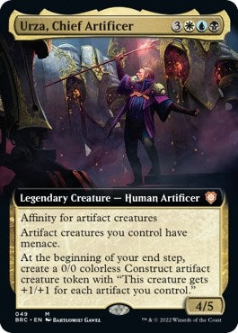 Image for Urza, Chief Artificer (Extended Art) (49) (Commander: The Brothers' War) - Magic: The Gathering