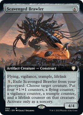 Image for Scavenged Brawler (Extended Art) (64) (Commander: The Brothers' War) - Magic: The Gathering