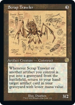 Image for Scrap Trawler (Schematic) (112) (The Brothers' War: Retro Frame Artifacts) - Magic: The Gathering