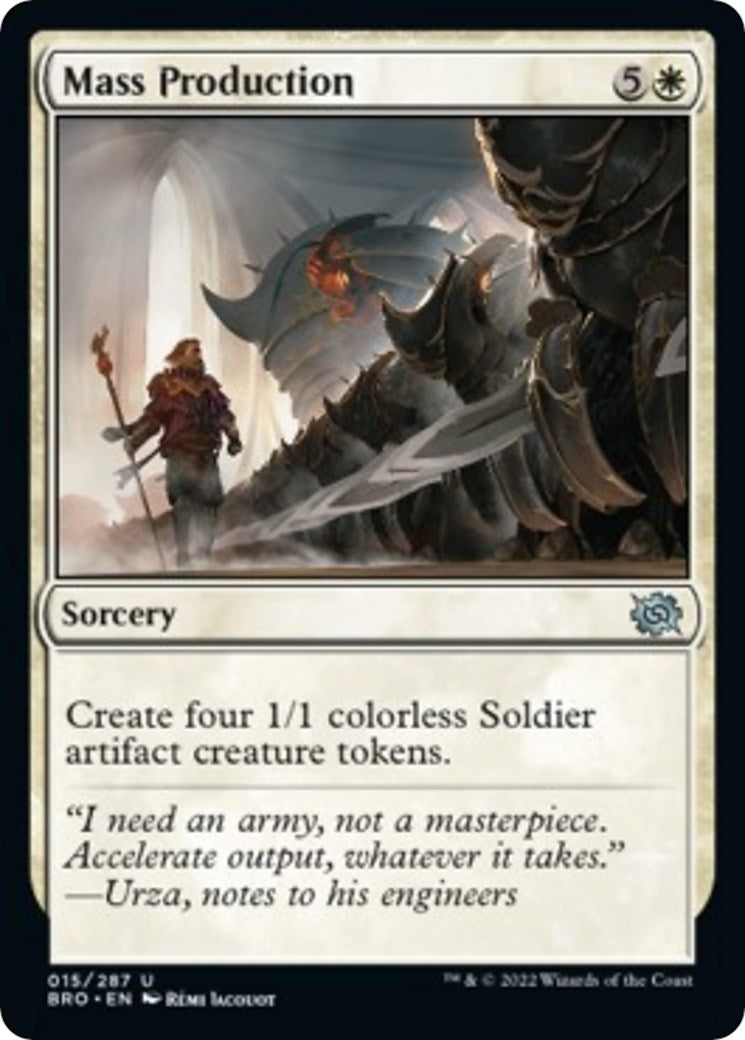 Image for Mass Production (15) (The Brothers' War) - Magic: The Gathering