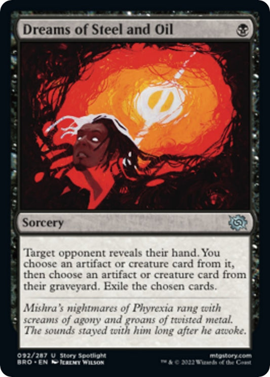 Image for Dreams of Steel and Oil (92) (The Brothers' War) - Magic: The Gathering