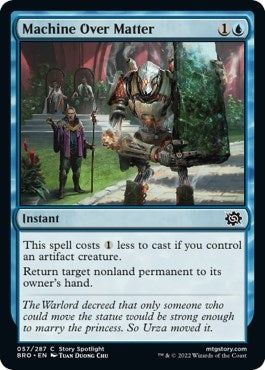 Image for Machine Over Matter (57) (The Brothers' War) - Magic: The Gathering
