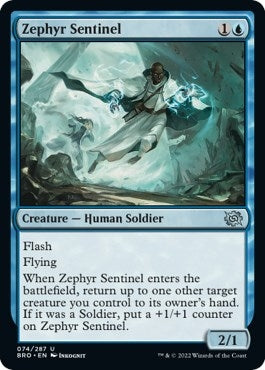 Image for Zephyr Sentinel (74) (The Brothers' War) - Magic: The Gathering