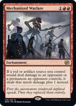 Image for Mechanized Warfare (139) (The Brothers' War) - Magic: The Gathering