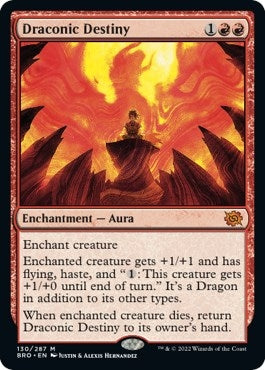 Image for Draconic Destiny (130) (The Brothers' War) - Magic: The Gathering