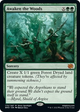 Image for Awaken the Woods (170) (The Brothers' War) - Magic: The Gathering