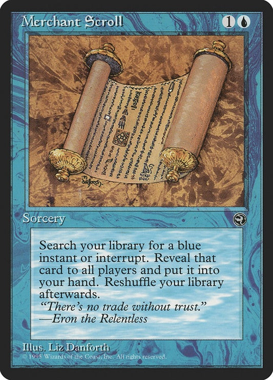 Image for Merchant Scroll (Homelands) - Magic: The Gathering