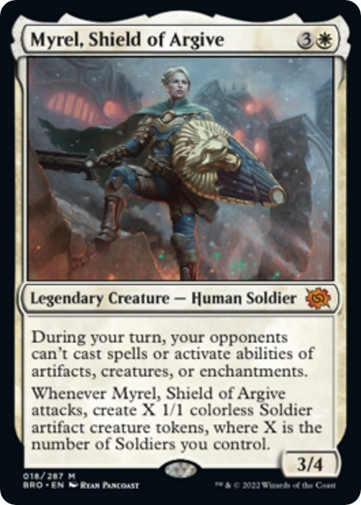 Image for Myrel, Shield of Argive (18) (The Brothers' War) - Magic: The Gathering