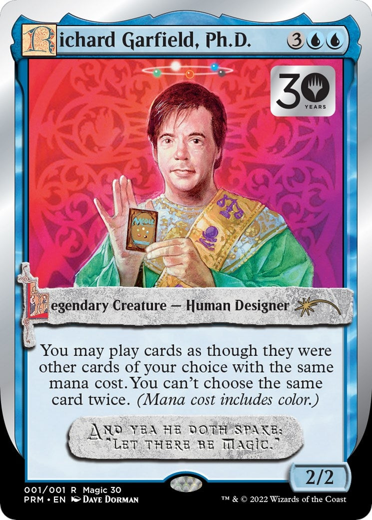 Image for Richard Garfield, Ph.D. (1) (30th Anniversary Promos) - Magic: The Gathering
