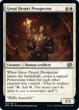 Image for Great Desert Prospector (7) (The Brothers' War) - Magic: The Gathering