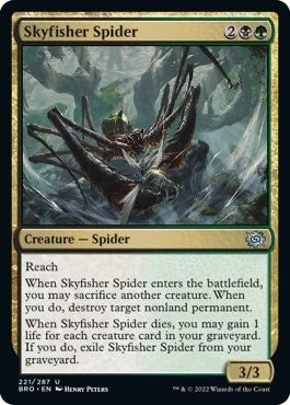 Image for Skyfisher Spider (221) (The Brothers' War) - Magic: The Gathering