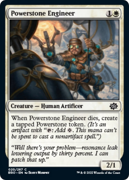 Image for Powerstone Engineer (20) (The Brothers' War) - Magic: The Gathering