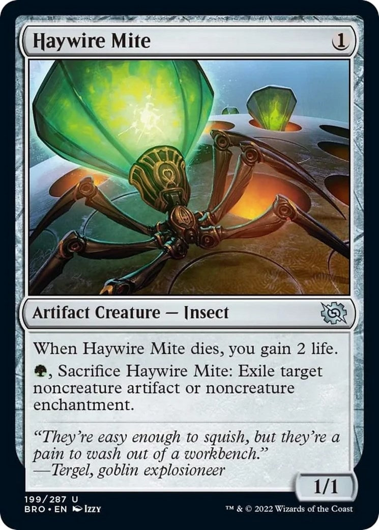 Image for Haywire Mite (199) (The Brothers' War) - Magic: The Gathering