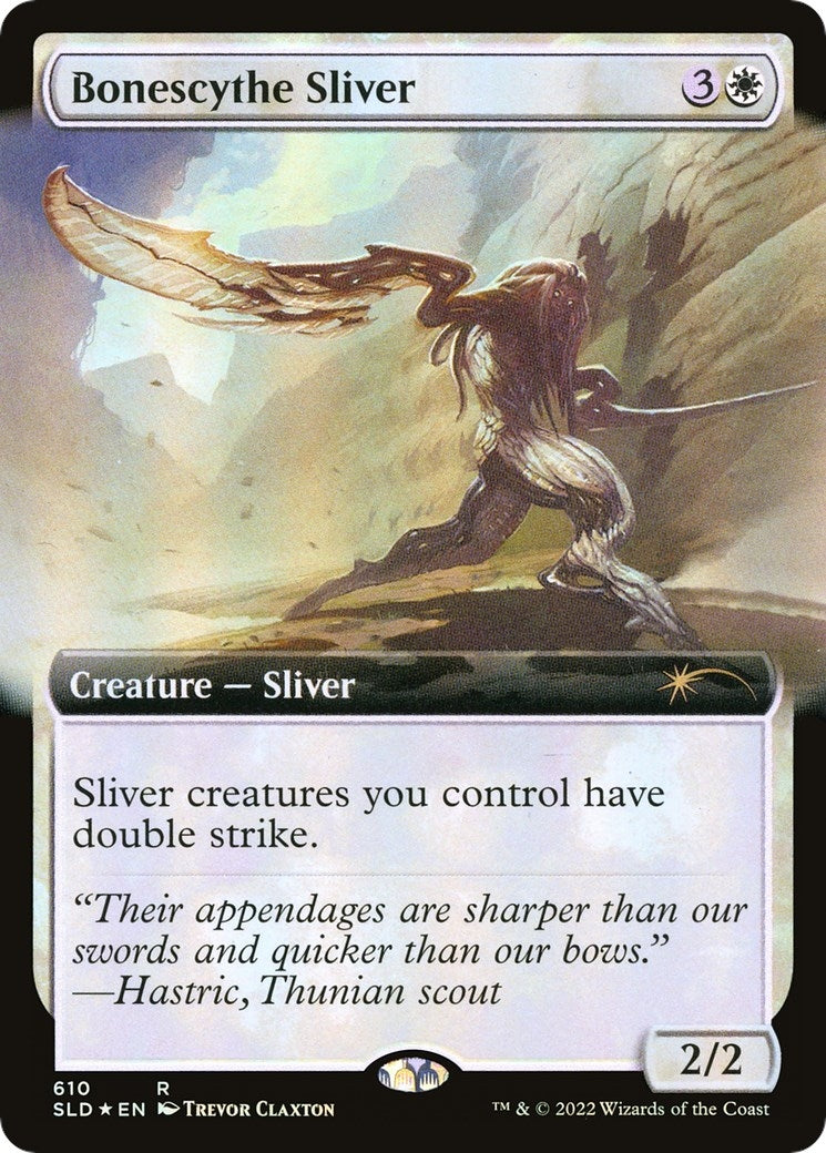 Image for Bonescythe Sliver (Extended Art) (610) (Secret Lair Drop Series) - Magic: The Gathering