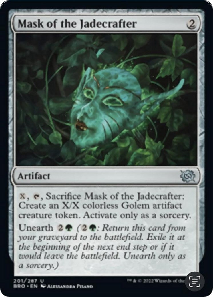 Image for Mask of the Jadecrafter (201) (The Brothers' War) - Magic: The Gathering