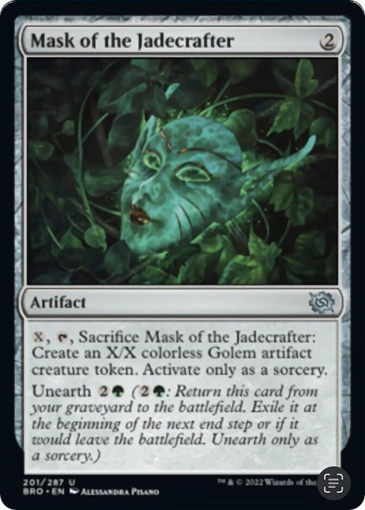 Image for Mask of the Jadecrafter (201) (The Brothers' War) - Magic: The Gathering