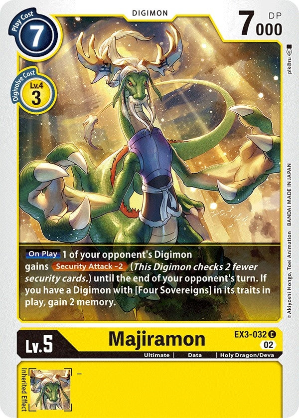 Image for Majiramon (EX3-032 C) (Draconic Roar) - Digimon Card Game