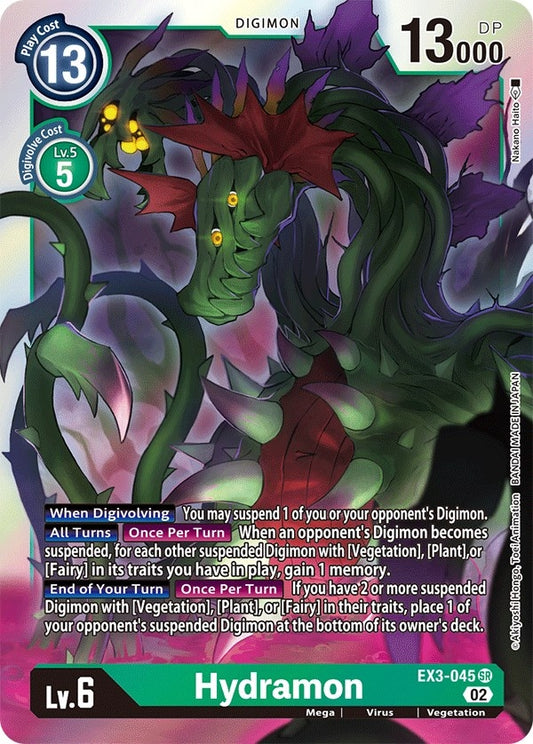 Image for Hydramon (EX3-045 SR) (Draconic Roar) - Digimon Card Game