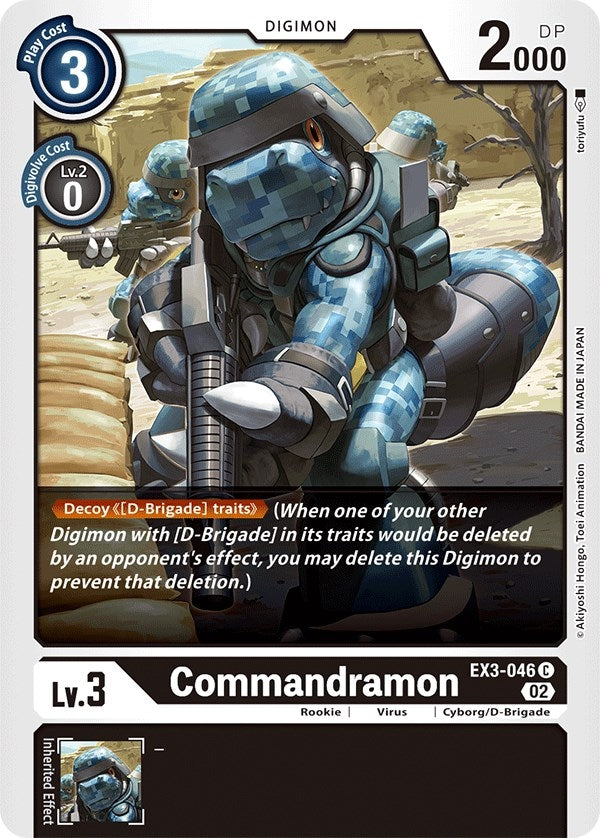 Image for Commandramon (EX3-046 C) (Draconic Roar) - Digimon Card Game